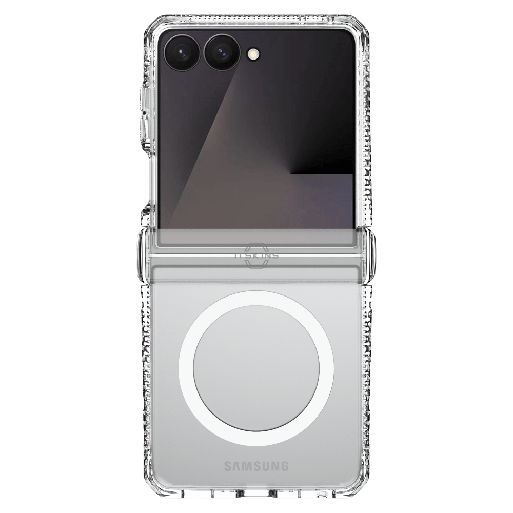 Wholesale cell phone accessory ITSKINS - Hybrid Clear Hinge MagSafe Case for Samsung Galaxy