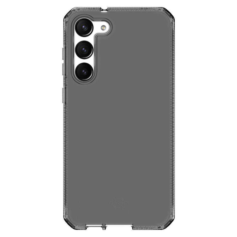 Wholesale cell phone accessory ITSKINS - Spectrum_R Clear Case for Samsung Galaxy S23 - Smoke