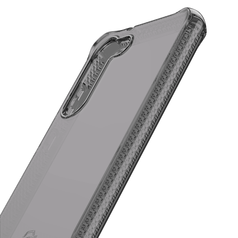 Wholesale cell phone accessory ITSKINS - Spectrum_R Clear Case for Samsung Galaxy S23 - Smoke