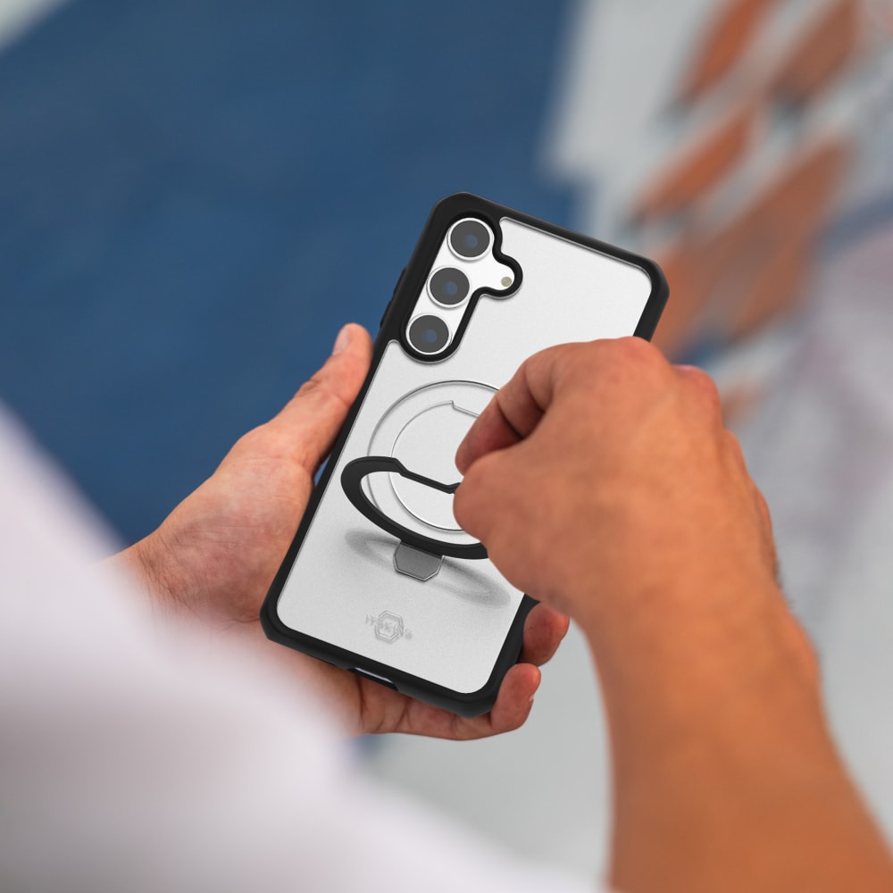 Wholesale cell phone accessory ITSKINS - Hybrid_R Stand MagSafe Case for Samsung Galaxy S24