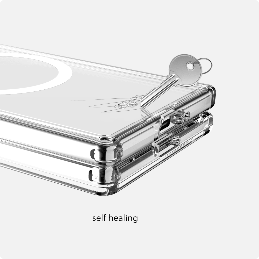 Wholesale cell phone accessory Avana - Ice MagSafe Case for Samsung Galaxy Z Fold6 - Clear