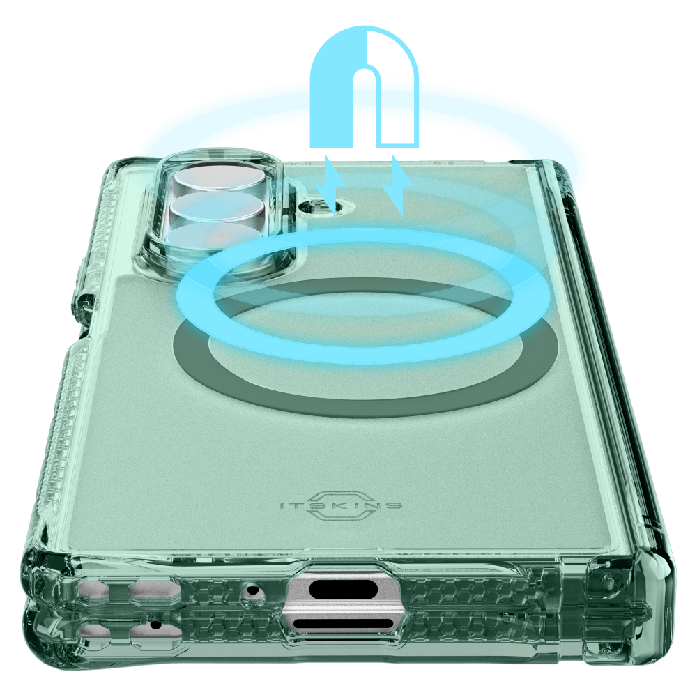 Wholesale cell phone accessory ITSKINS - Hybrid_R Vapor Hinge MagSafe Case for Samsung Galaxy