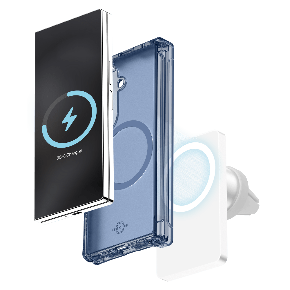 Wholesale cell phone accessory ITSKINS - Hybrid_R Vapor Hinge MagSafe Case for Samsung Galaxy