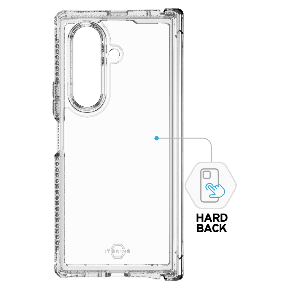 Wholesale cell phone accessory ITSKINS - Hybrid_R Clear Hinge Case for Samsung Galaxy Z Fold7