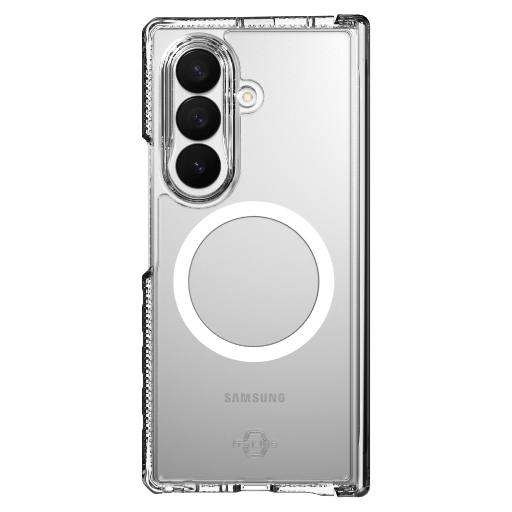 Wholesale cell phone accessory ITSKINS - Hybrid Clear Hinge MagSafe Case for Samsung Galaxy
