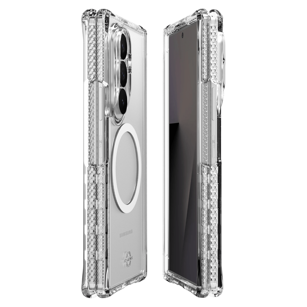 Wholesale cell phone accessory ITSKINS - Hybrid Clear Hinge MagSafe Case for Samsung Galaxy