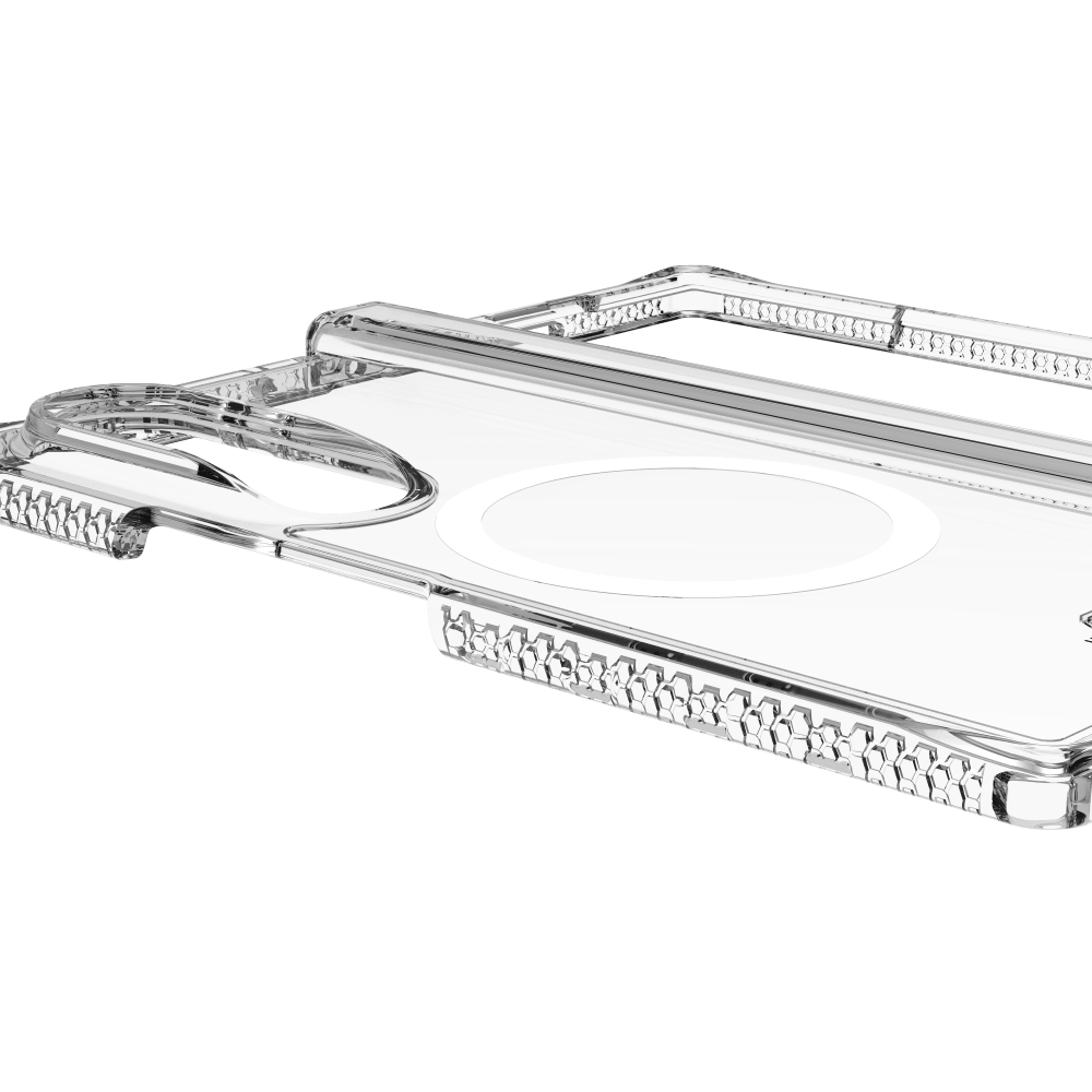 Wholesale cell phone accessory ITSKINS - Hybrid Clear Hinge MagSafe Case for Samsung Galaxy