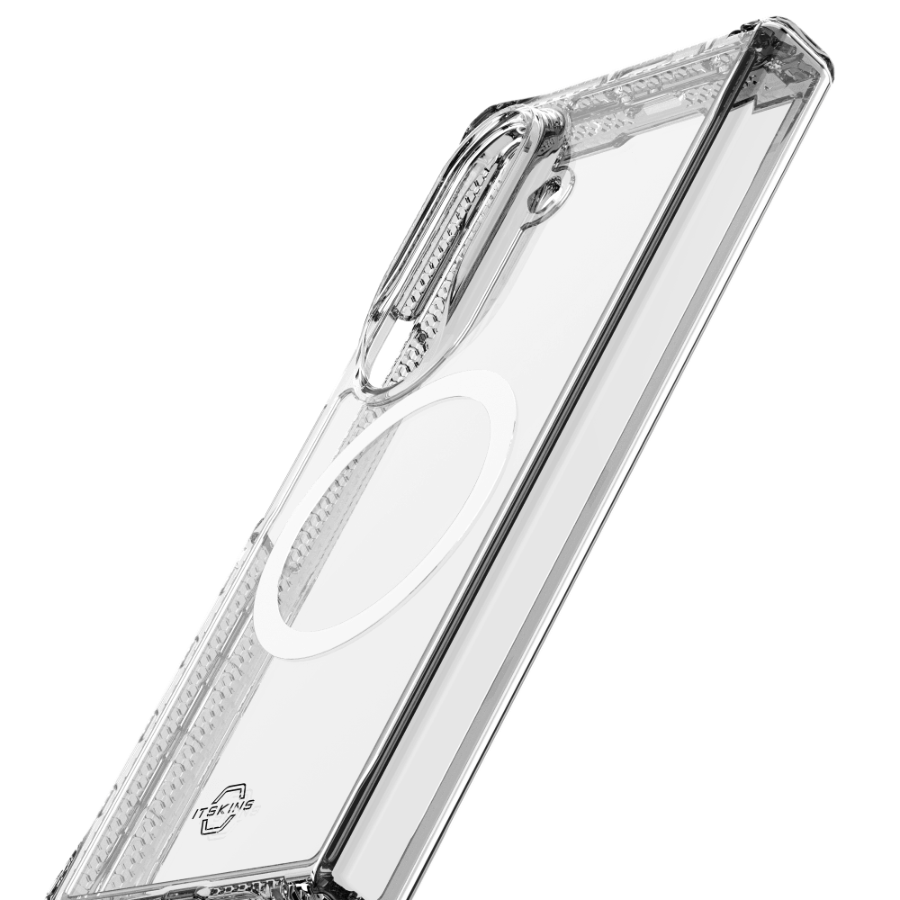 Wholesale cell phone accessory ITSKINS - Hybrid Clear Hinge MagSafe Case for Samsung Galaxy