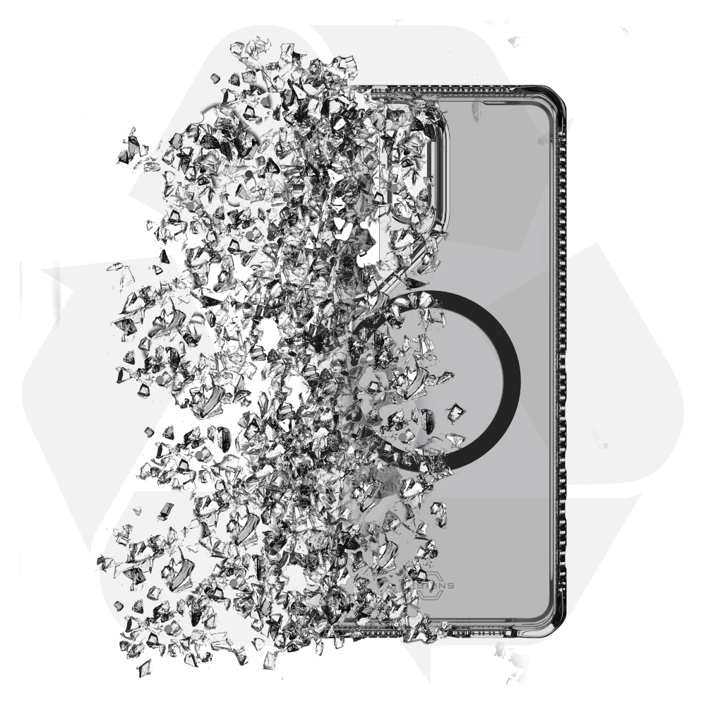 Wholesale cell phone accessory ITSKINS - Hybrid_R Clear MagSafe Case for Samsung Galaxy S26