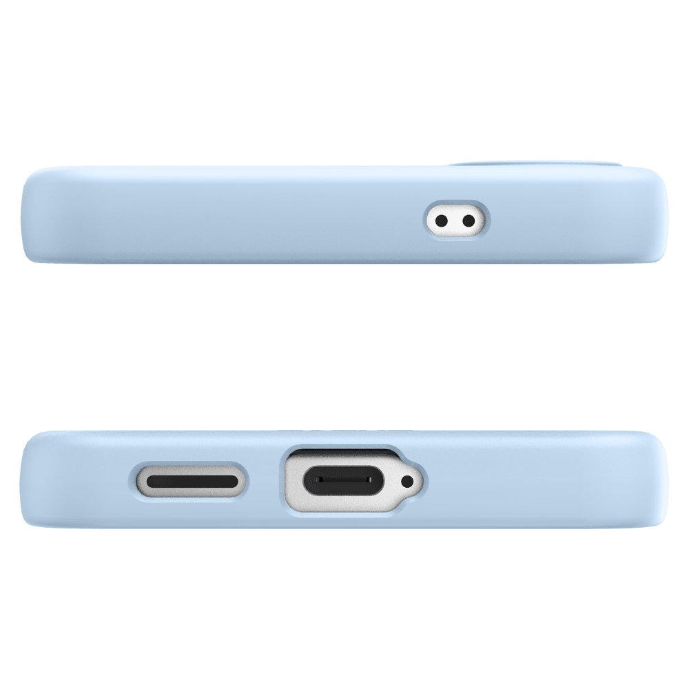 Wholesale cell phone accessory Avana - Velvet MagSafe Case for Samsung Galaxy S25 - Sky