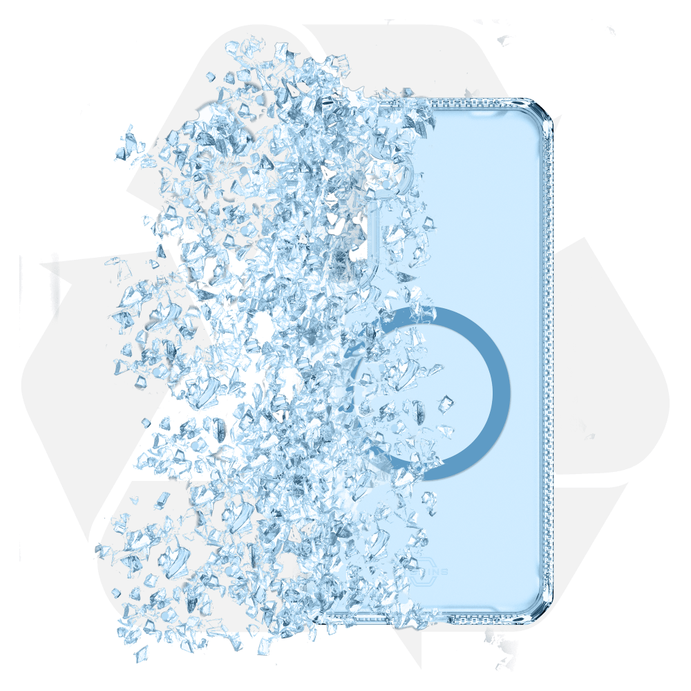 Wholesale cell phone accessory ITSKINS - Hybrid_R Vapor MagSafe Case for Samsung Galaxy S25