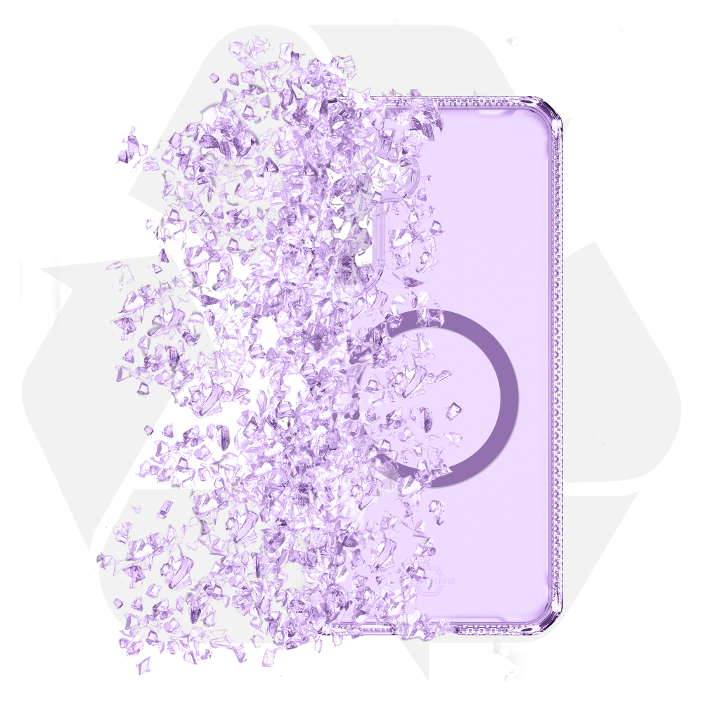 Wholesale cell phone accessory ITSKINS - Hybrid_R Vapor MagSafe Case for Samsung Galaxy S25
