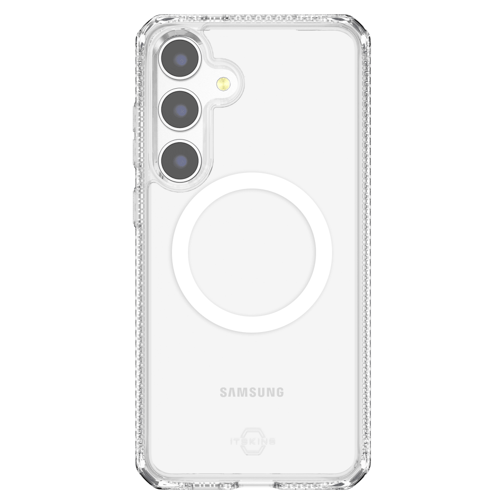 Wholesale cell phone accessory ITSKINS - Hybrid_R Clear MagSafe Case for Samsung Galaxy S25