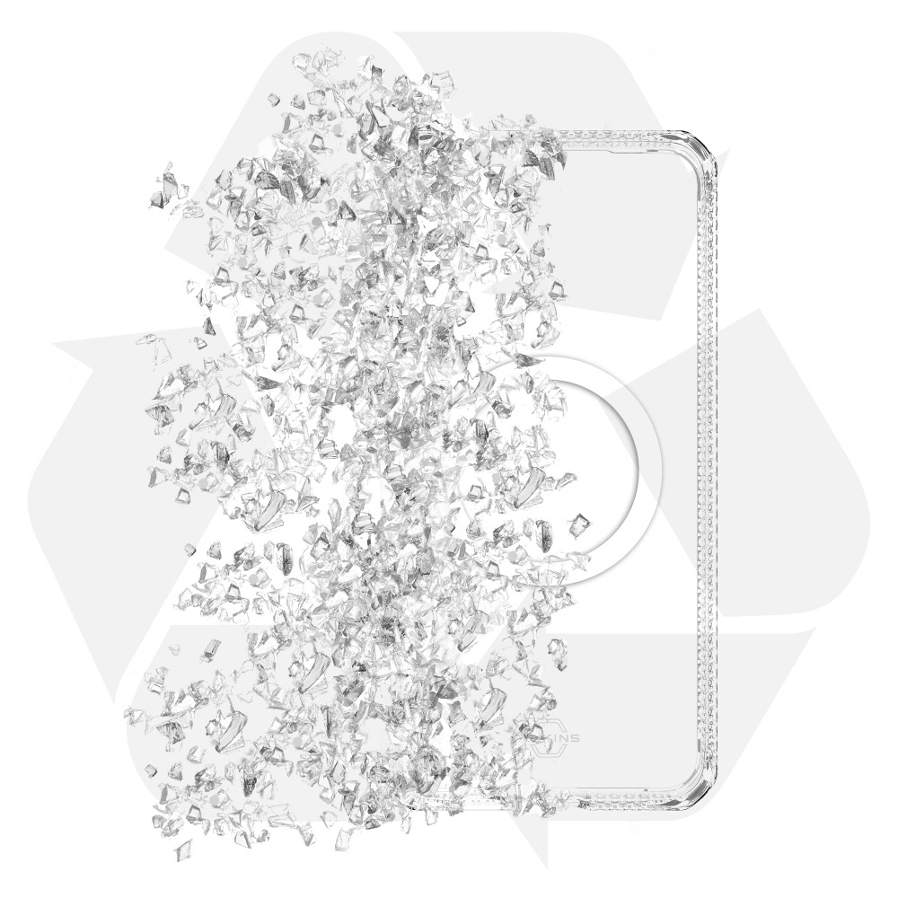 Wholesale cell phone accessory ITSKINS - Hybrid_R Clear MagSafe Case for Samsung Galaxy S25