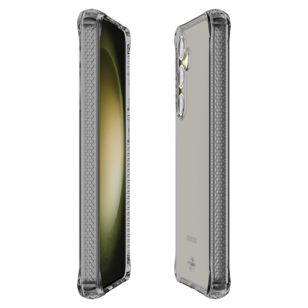 Wholesale cell phone accessory ITSKINS - Spectrum_R Clear Case for Samsung Galaxy S25 - Smoke