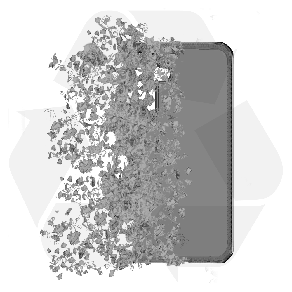 Wholesale cell phone accessory ITSKINS - Spectrum_R Clear Case for Samsung Galaxy S25 - Smoke