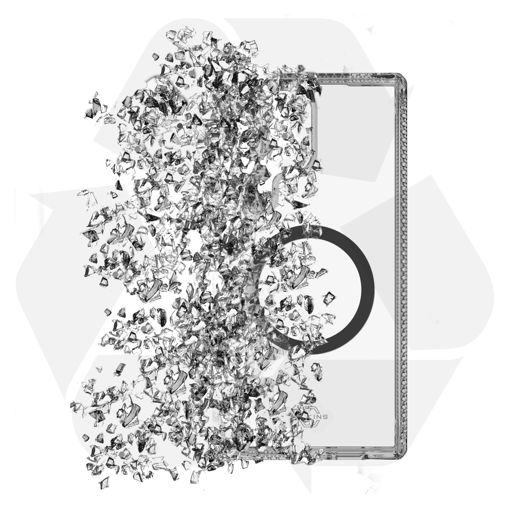 Wholesale cell phone accessory ITSKINS - Hybrid_R Clear MagSafe Case for Samsung Galaxy S25