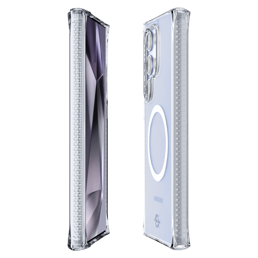 Wholesale cell phone accessory ITSKINS - Hybrid_R Clear MagSafe Case for Samsung Galaxy S25