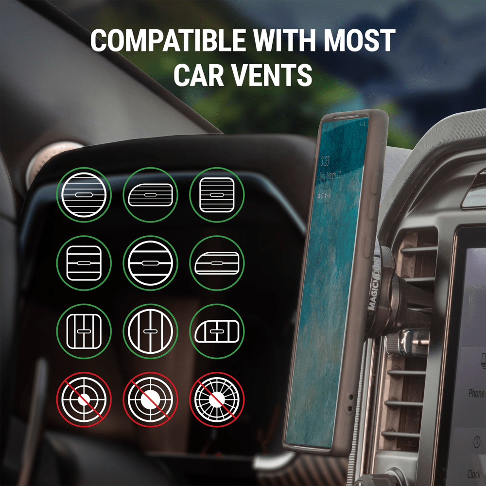 Wholesale cell phone accessory Scosche - MagicMount MagSafe Dash / Vent Magnetic Phone Mount