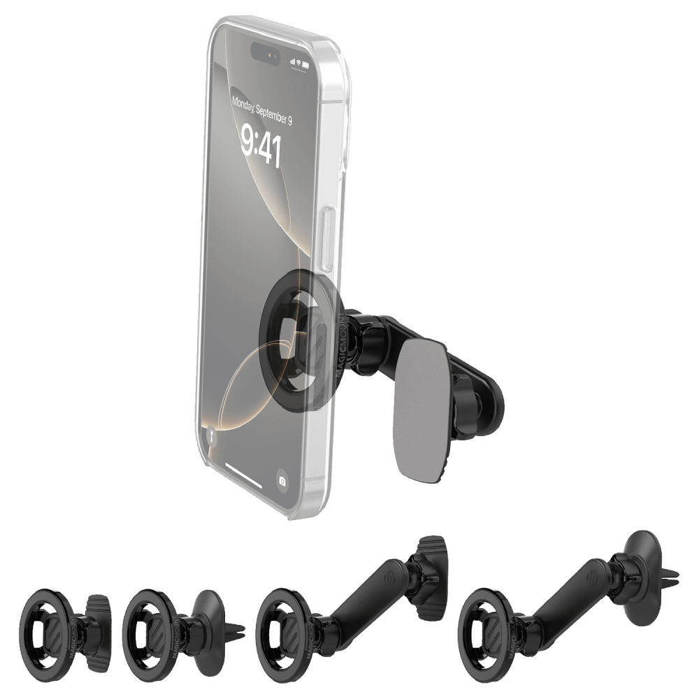 Wholesale cell phone accessory Scosche - MagicMount MagSafe 5 in 1 Magnetic Phone Mount - Black