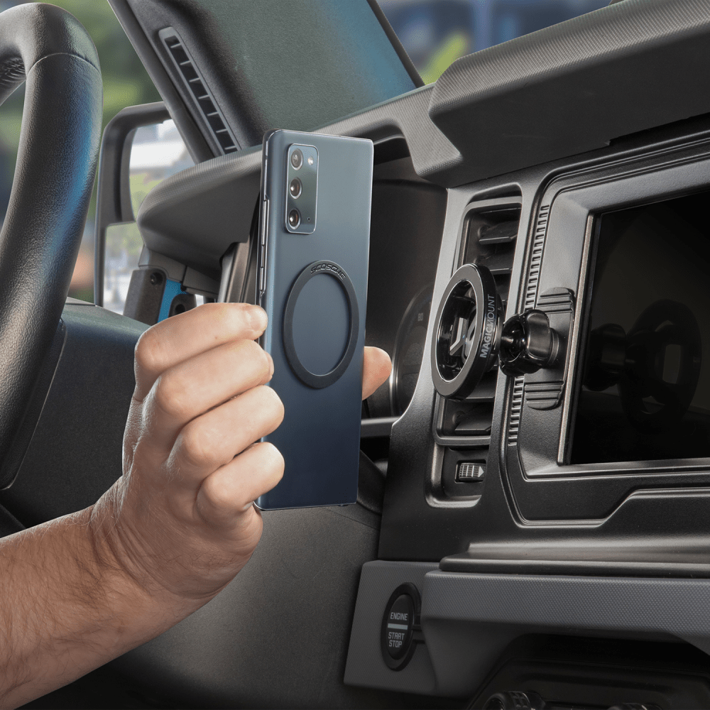 Wholesale cell phone accessory Scosche - MagicMount MagSafe 5 in 1 Magnetic Phone Mount - Black