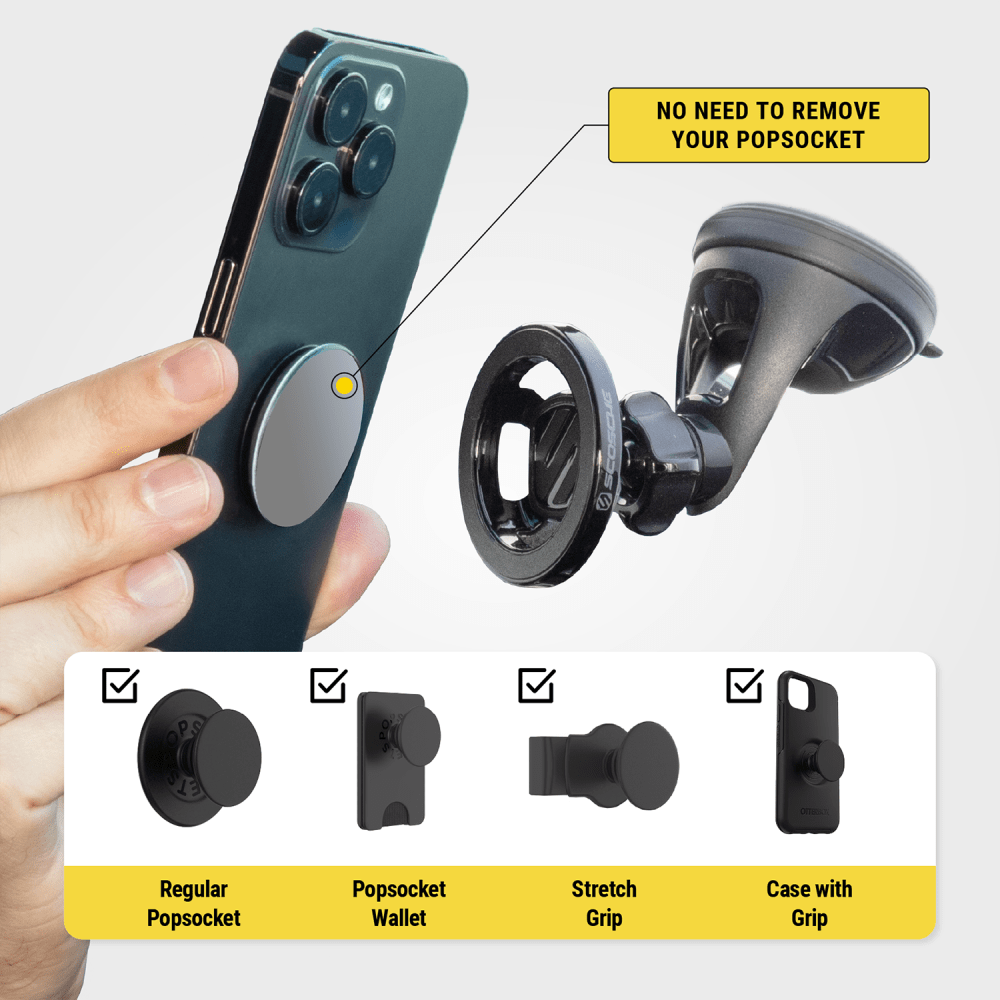 Wholesale cell phone accessory Scosche - MagicMount MagSafe Window / Dash Magnetic Phone Mount