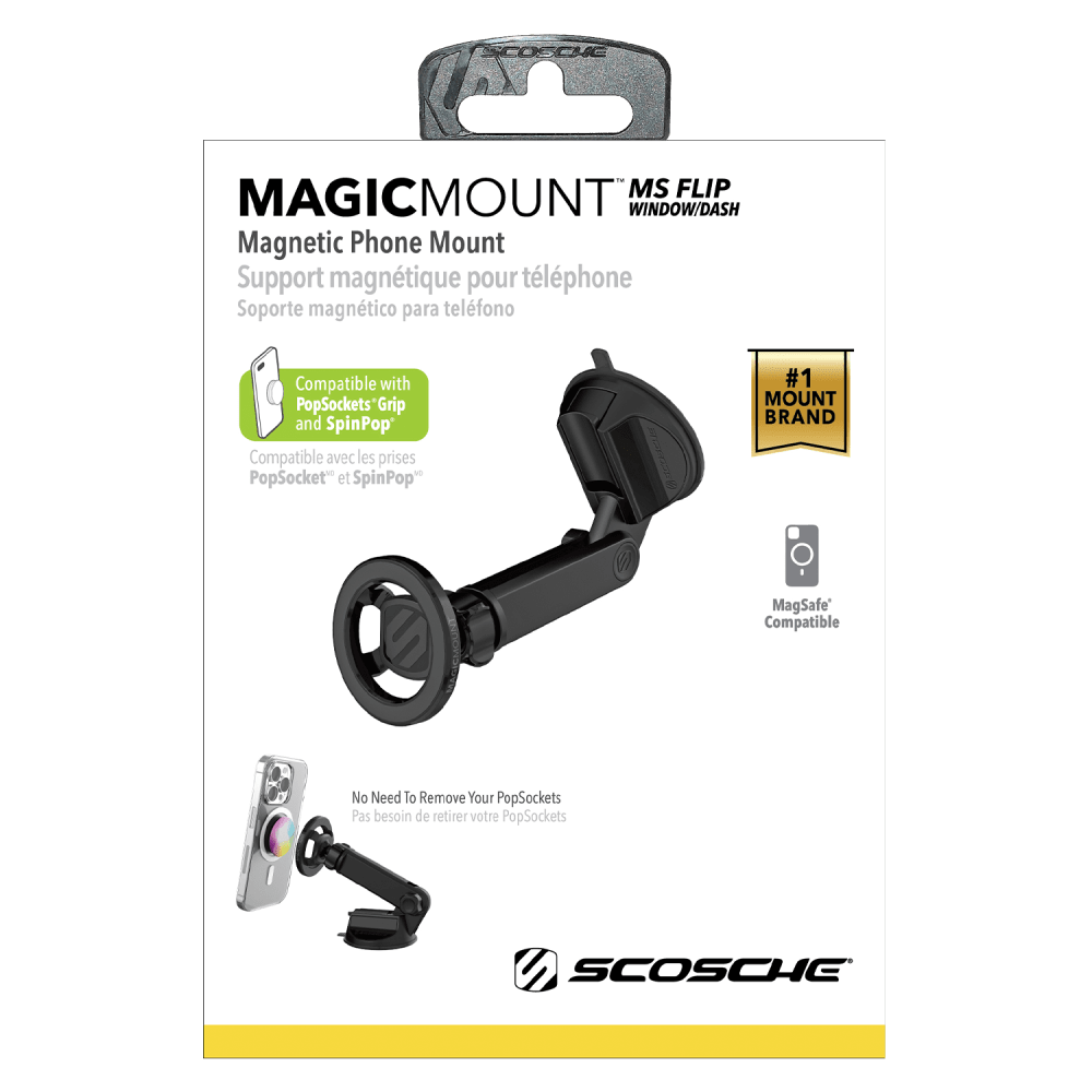 Wholesale cell phone accessory Scosche - MagicMount MagSafe Window / Dash Flip Magnetic Phone