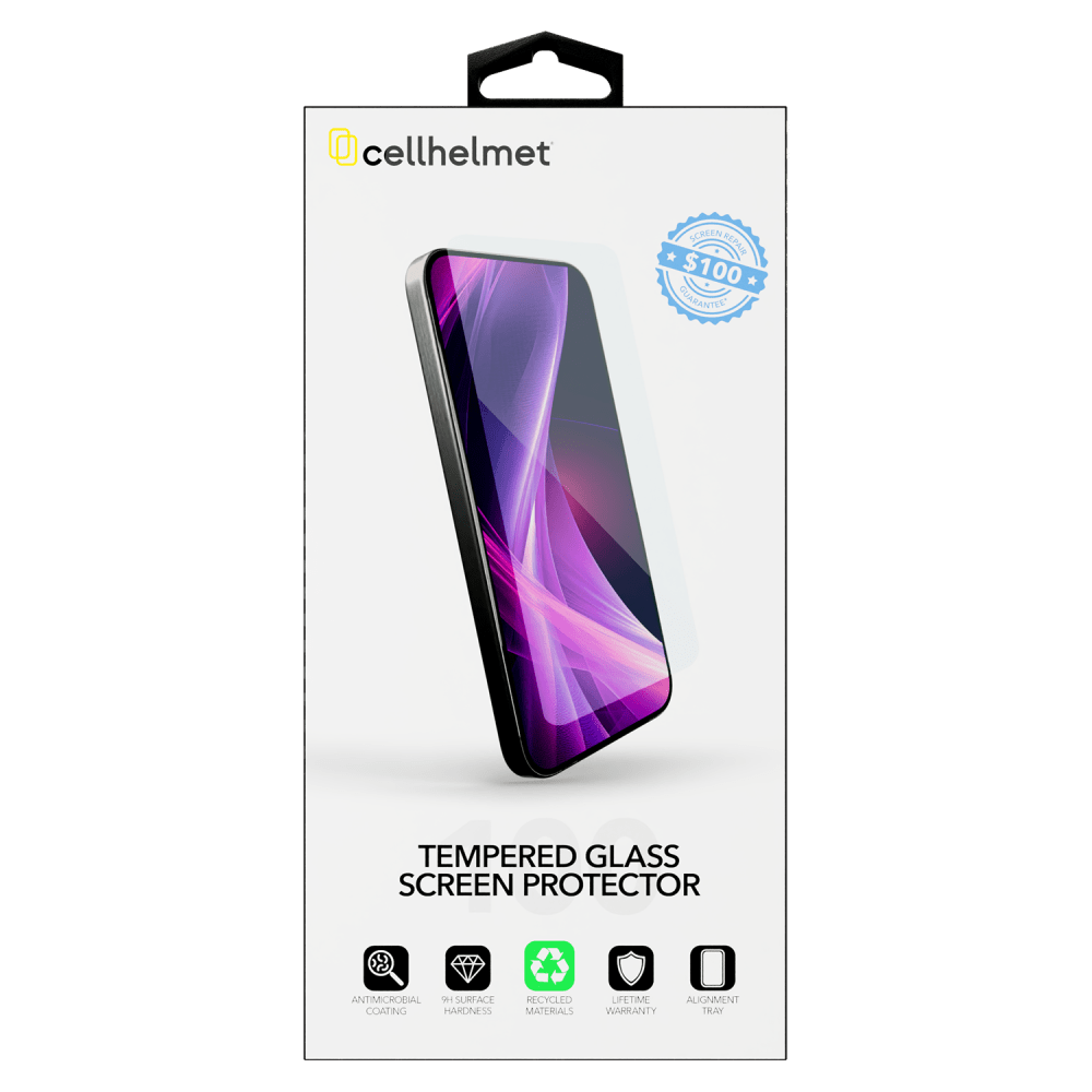 Wholesale cell phone accessory cellhelmet - Tempered Glass $100 Guarantee Screen Protector