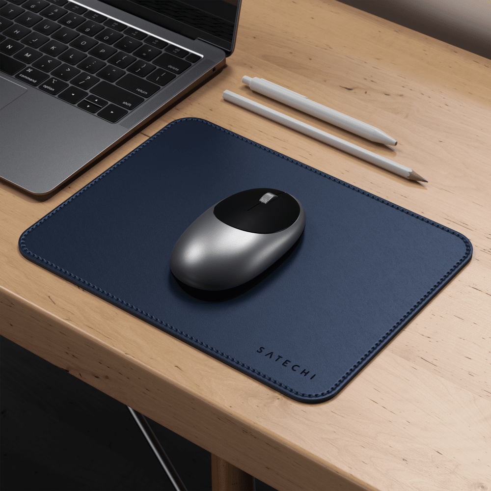 Wholesale cell phone accessory Satechi - Eco-Leather Mouse Pad - Blue