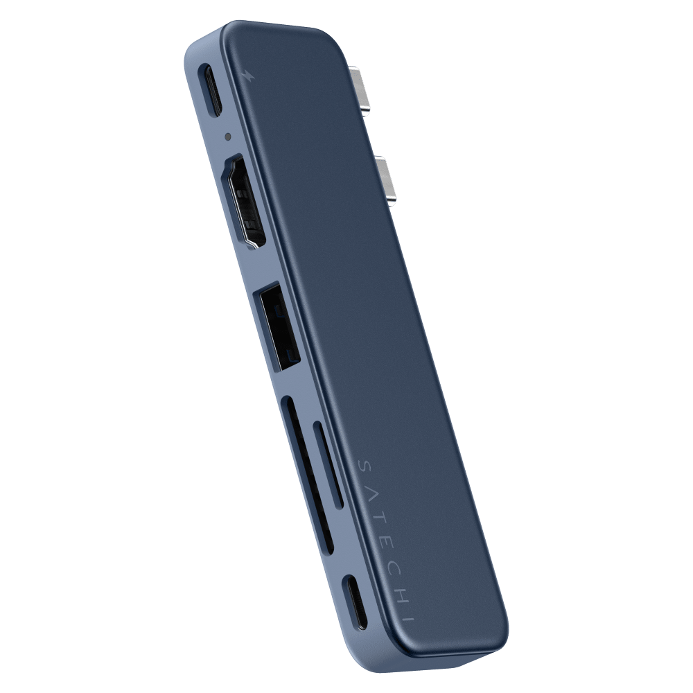 Wholesale cell phone accessory Satechi - USB C Snap Hub - Indigo