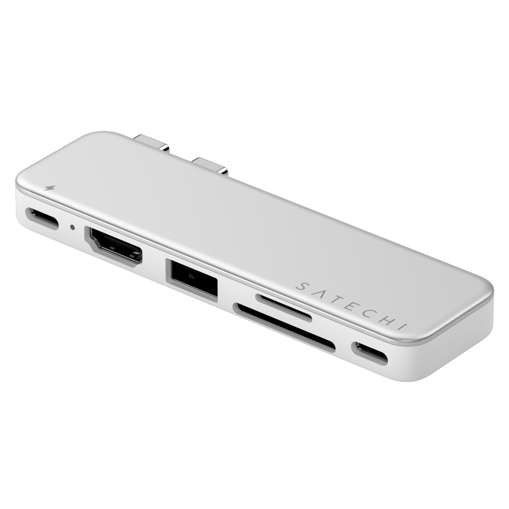 Wholesale cell phone accessory Satechi - USB C Snap Hub - Silver