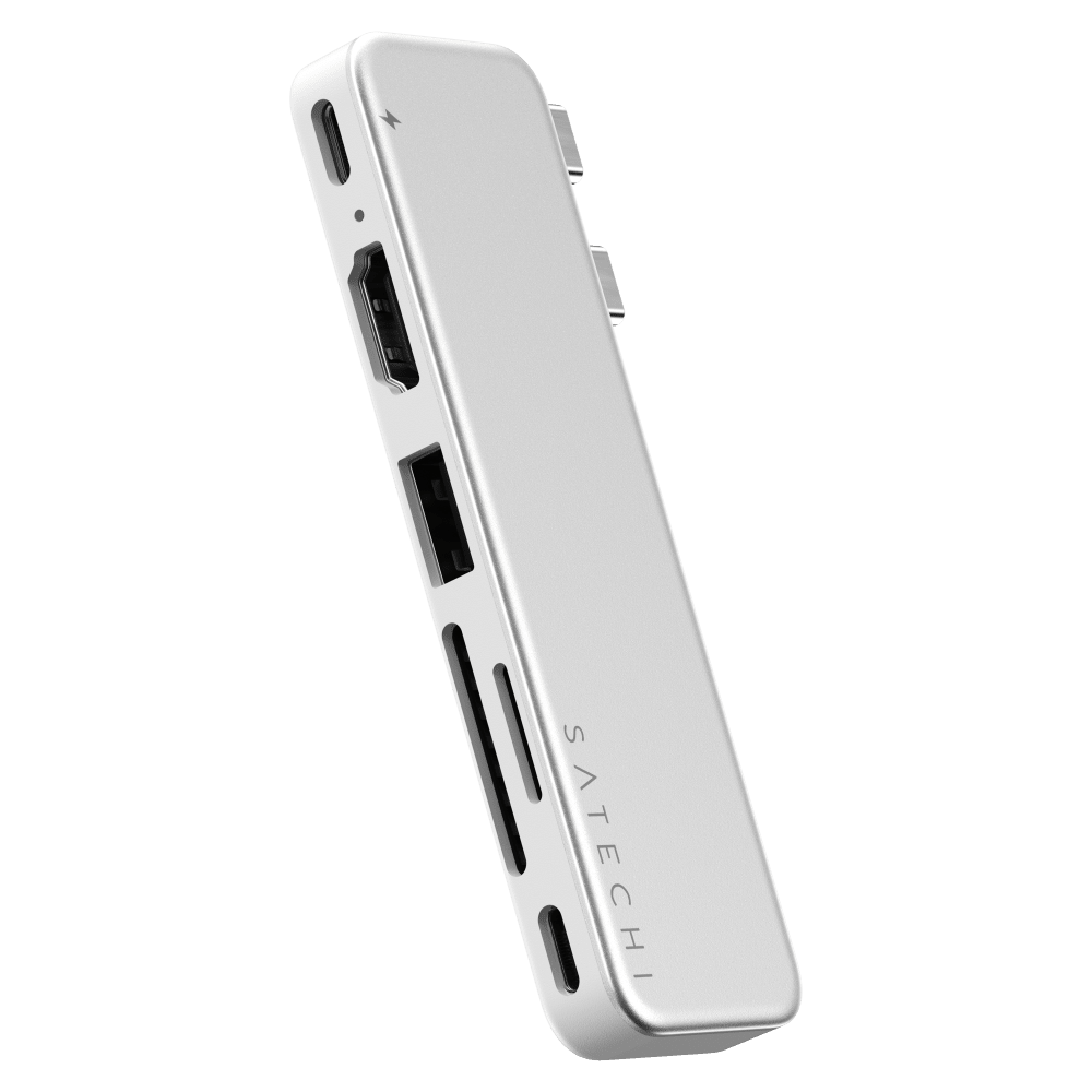 Wholesale cell phone accessory Satechi - USB C Snap Hub - Silver