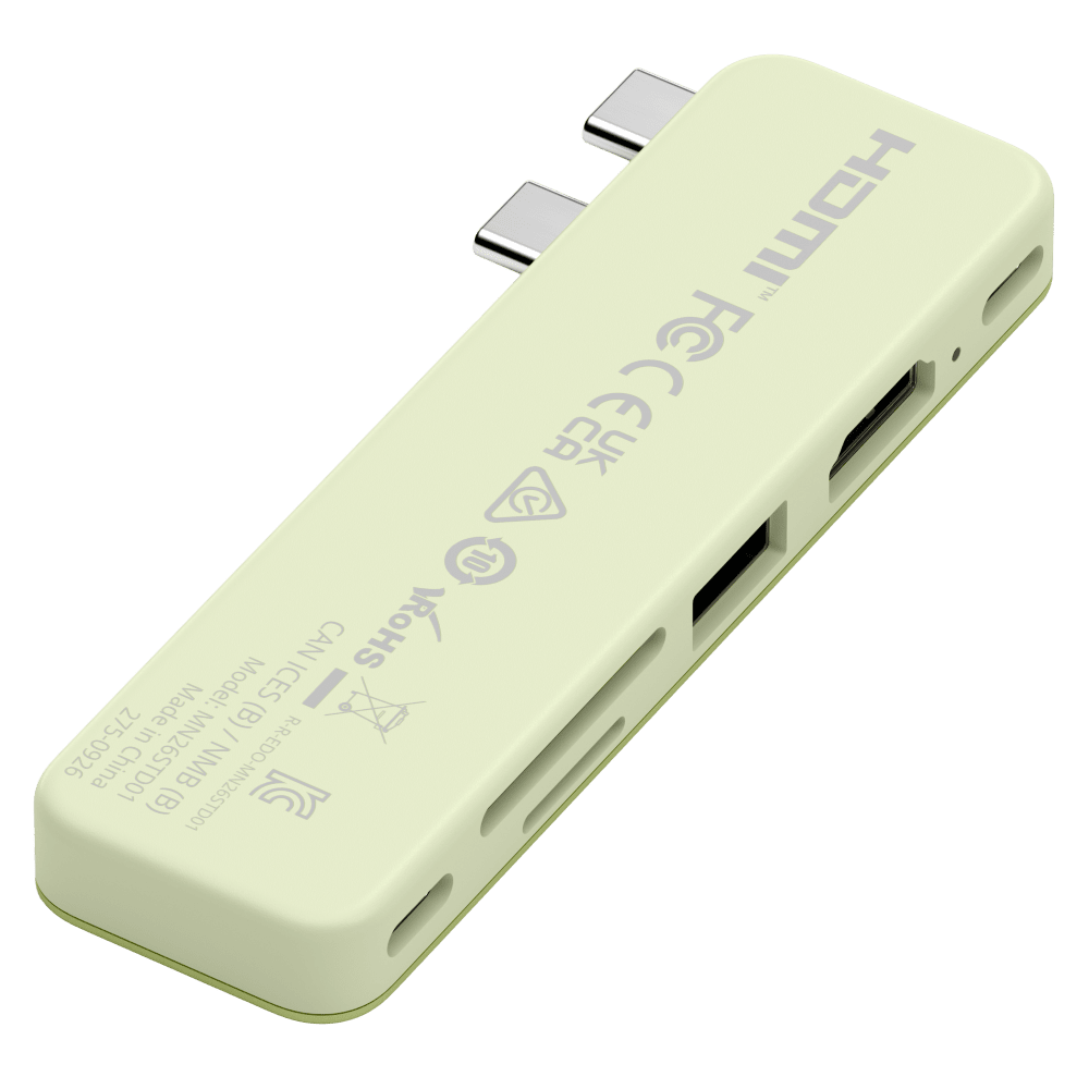 Wholesale cell phone accessory Satechi - USB C Snap Hub - Citrus