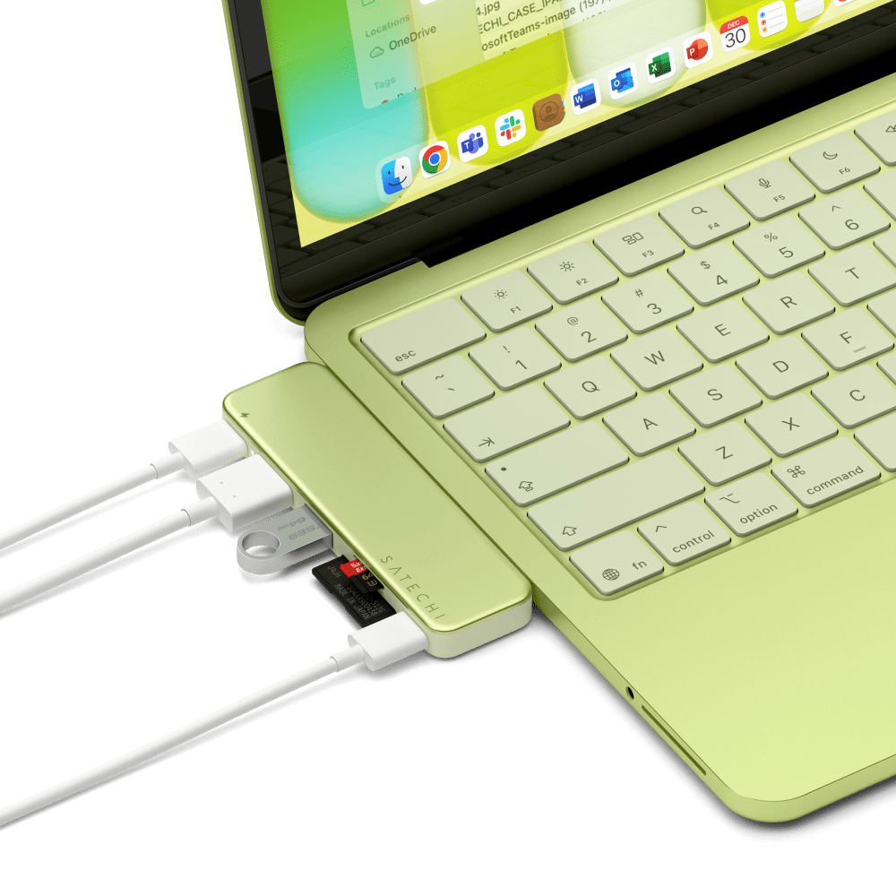 Wholesale cell phone accessory Satechi - USB C Snap Hub - Citrus