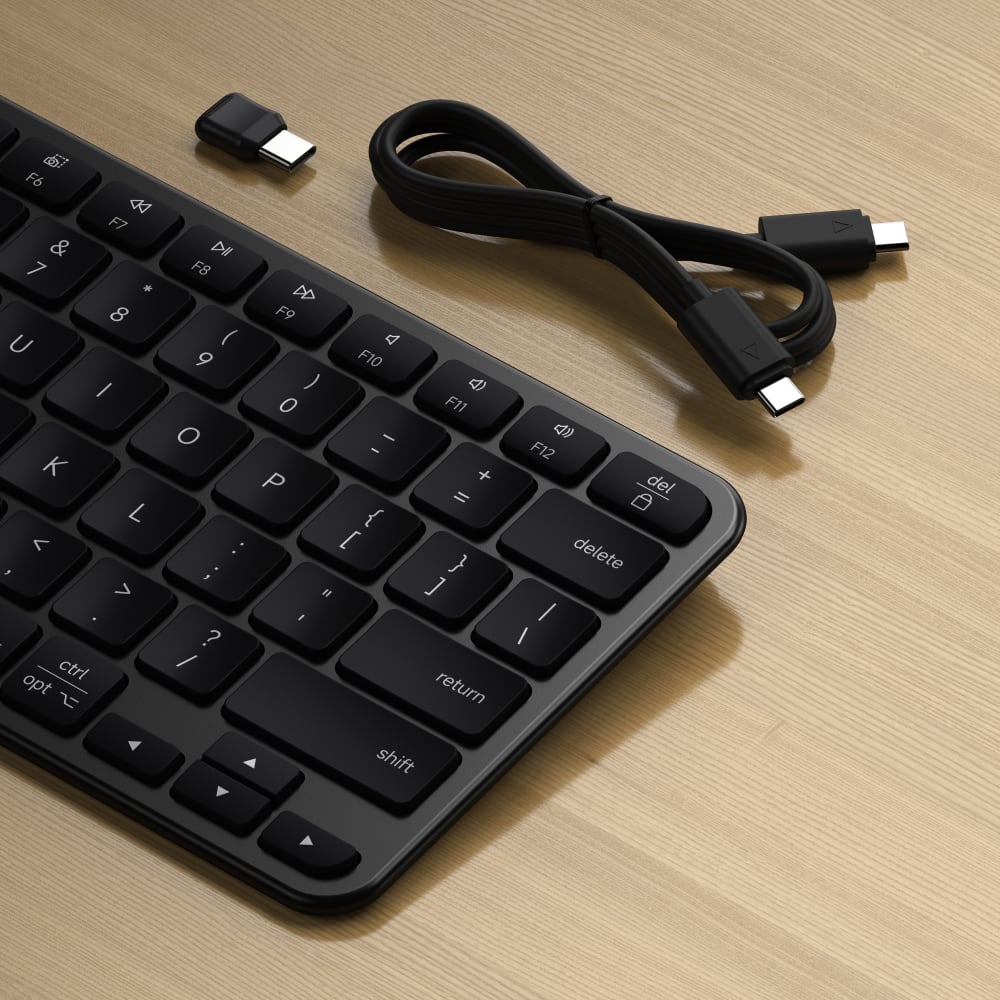 Wholesale cell phone accessory Satechi - Slim EX1 Wireless Keyboard - Space Black