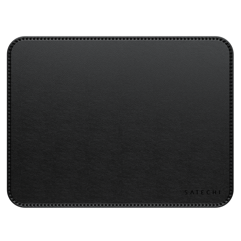 Wholesale cell phone accessory Satechi - Vegan-Leather Premium Mouse Pad - Black