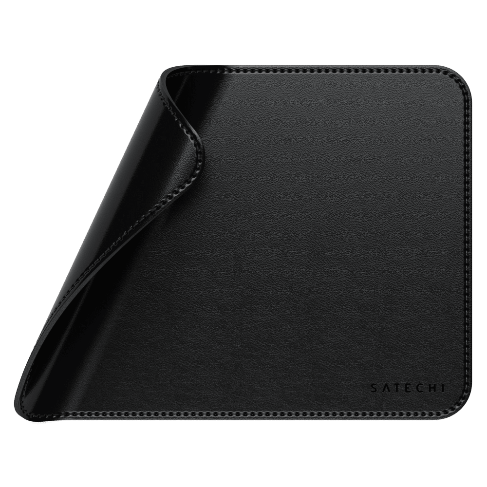 Wholesale cell phone accessory Satechi - Vegan-Leather Premium Mouse Pad - Black