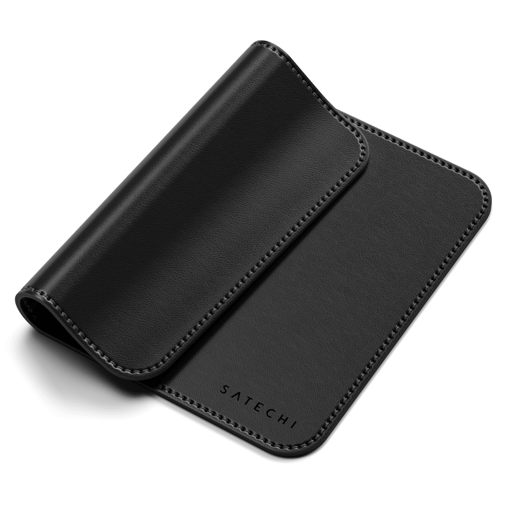 Wholesale cell phone accessory Satechi - Vegan-Leather Premium Mouse Pad - Black