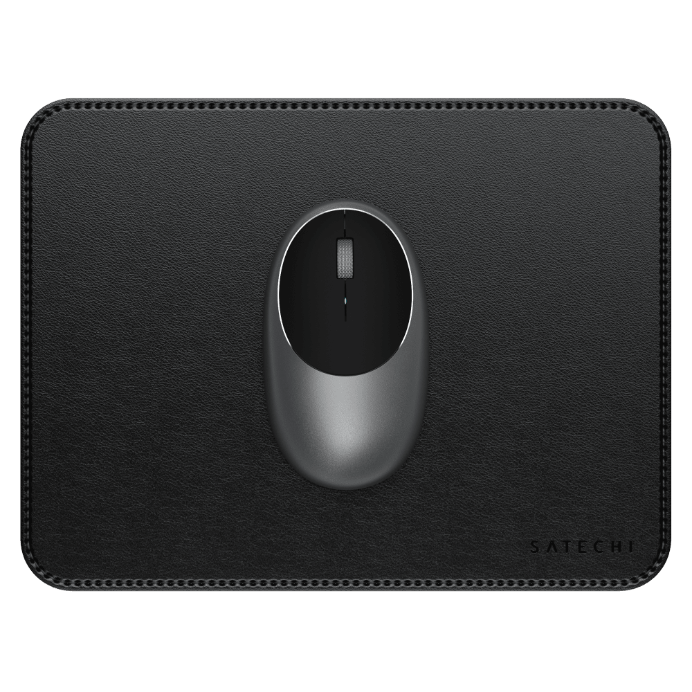 Wholesale cell phone accessory Satechi - Vegan-Leather Premium Mouse Pad - Black