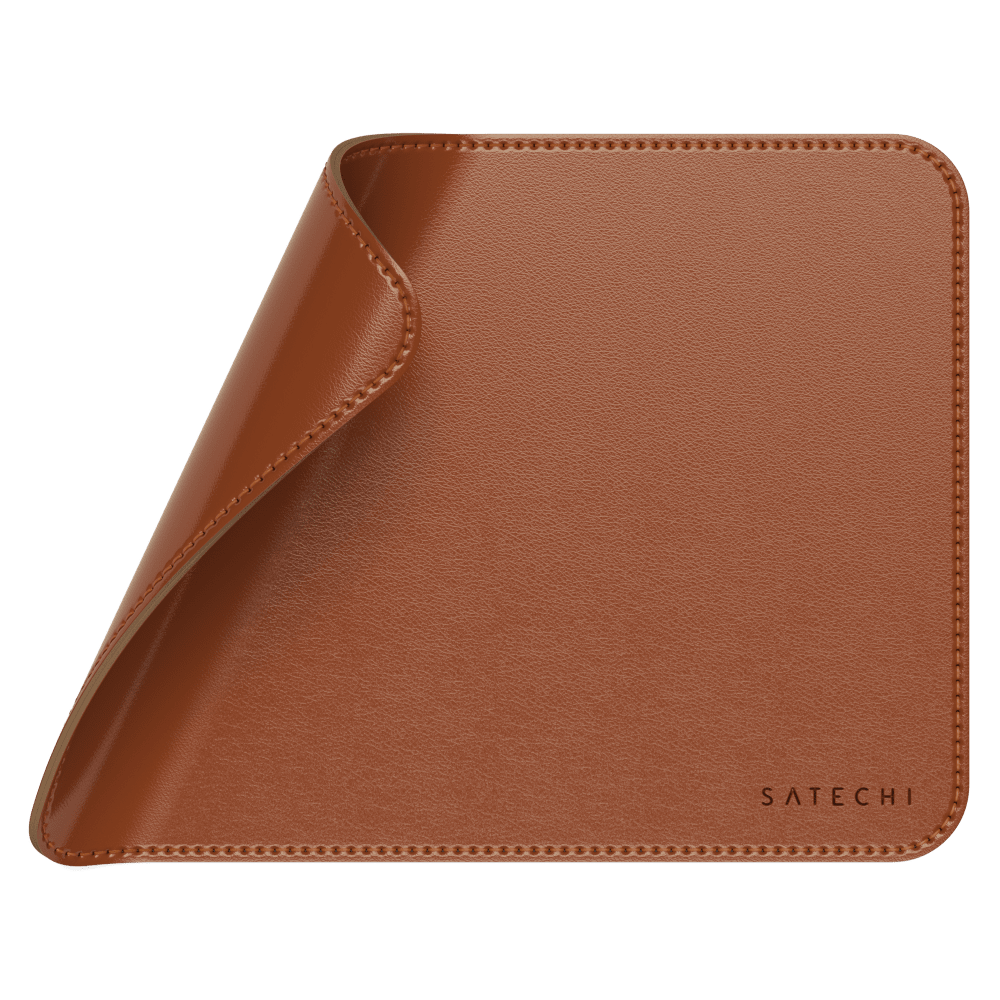 Wholesale cell phone accessory Satechi - Vegan-Leather Premium Mouse Pad - Brown