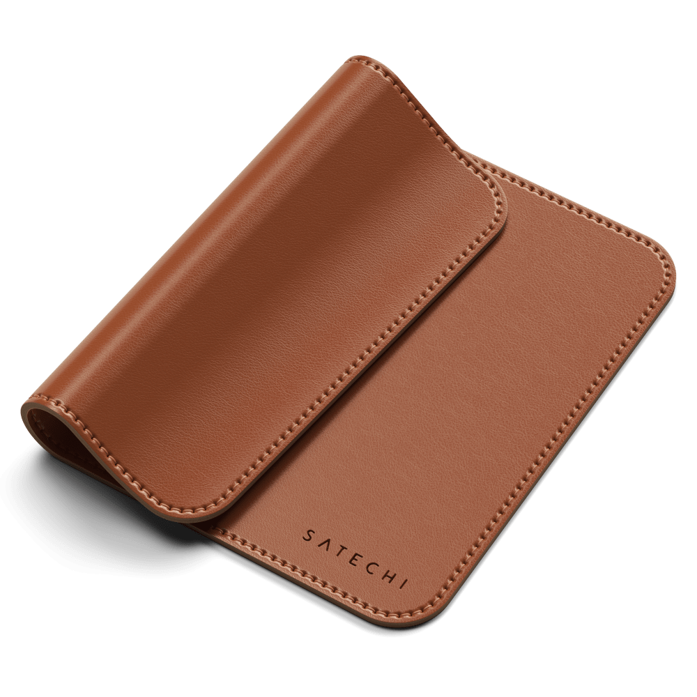 Wholesale cell phone accessory Satechi - Vegan-Leather Premium Mouse Pad - Brown