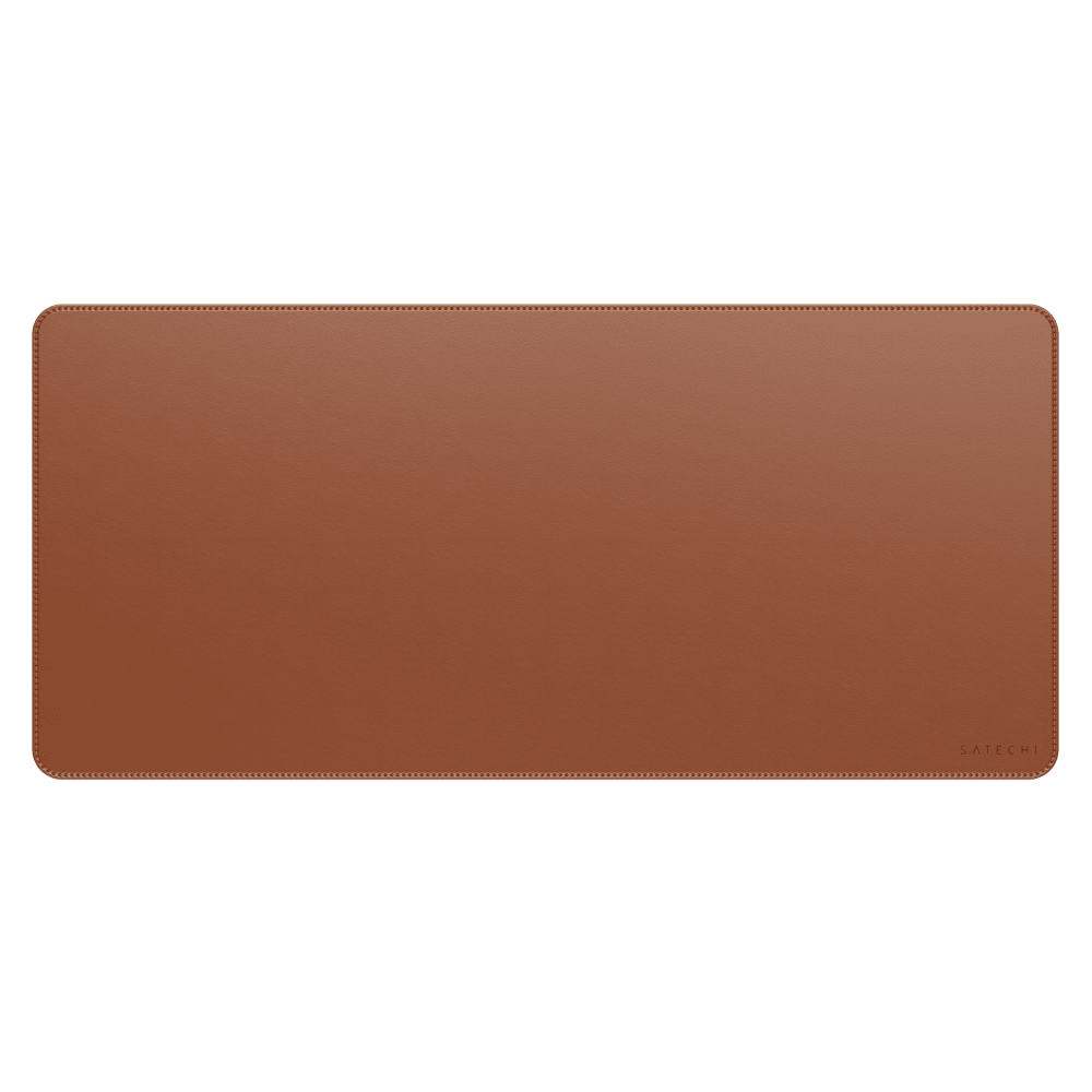 Wholesale cell phone accessory Satechi - Vegan-Leather Premium Desk Mat - Brown