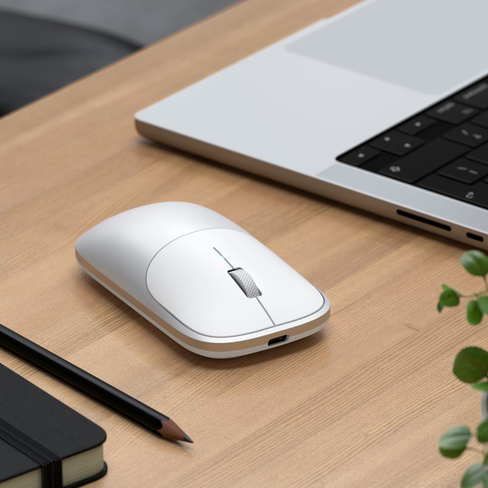 Wholesale cell phone accessory Satechi - Slim EX Wireless Mouse - Silver