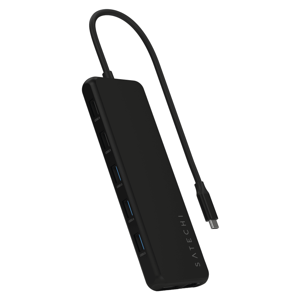 Wholesale cell phone accessory Satechi - 13-in-1 USB C Triple Display Multiport Adapter - Black