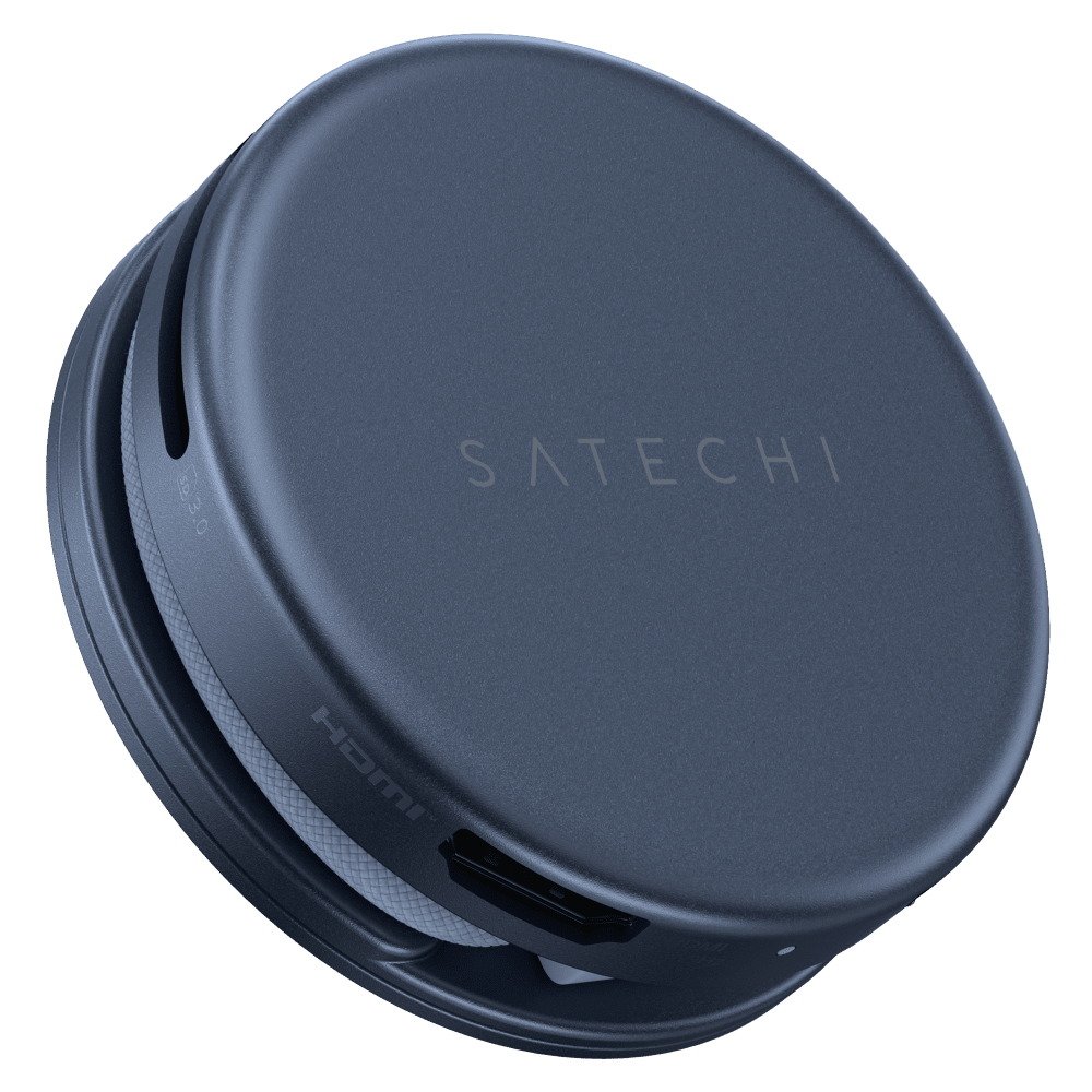 Wholesale cell phone accessory Satechi - OntheGo 5-in-1 Multiport Adapter - Indigo