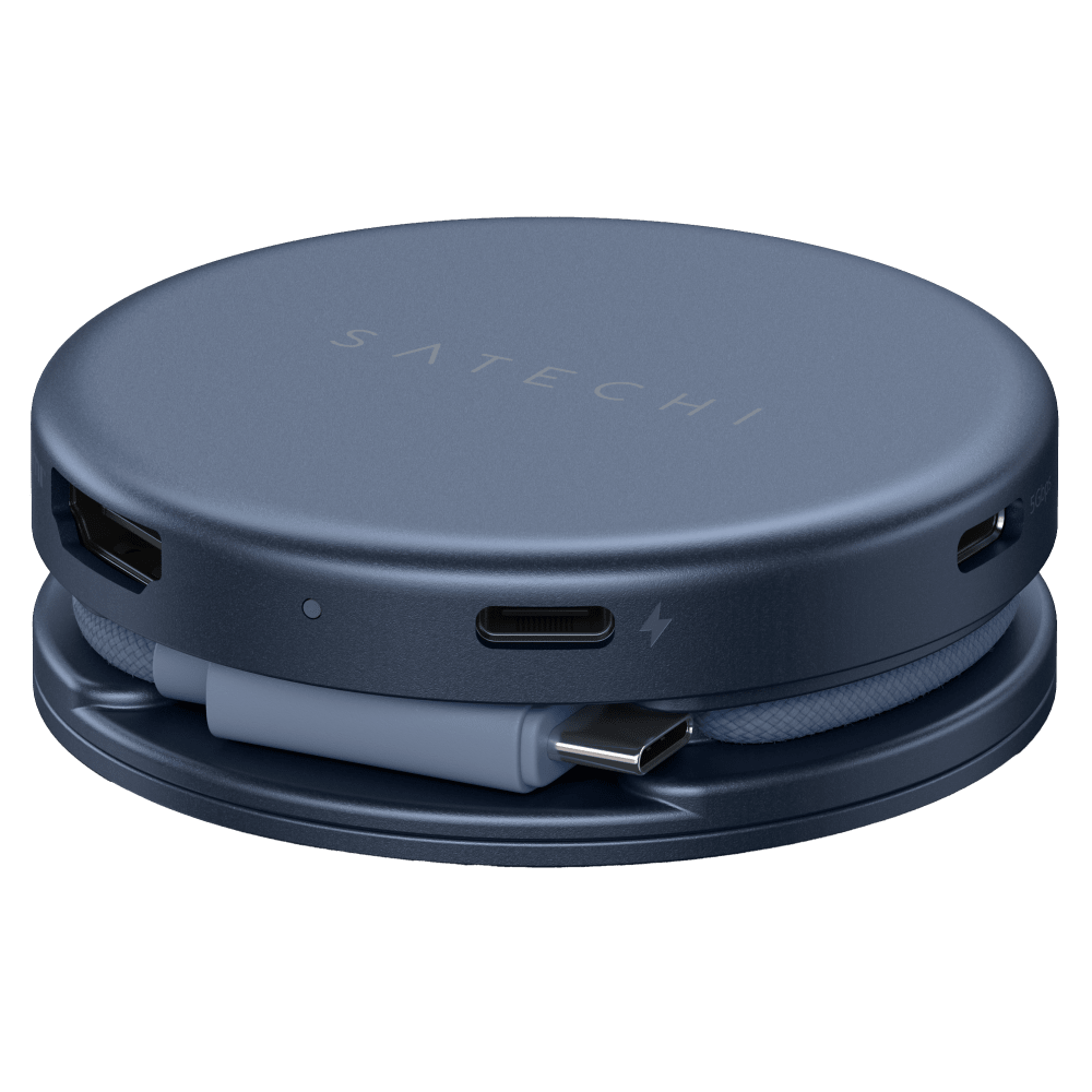 Wholesale cell phone accessory Satechi - OntheGo 5-in-1 Multiport Adapter - Indigo