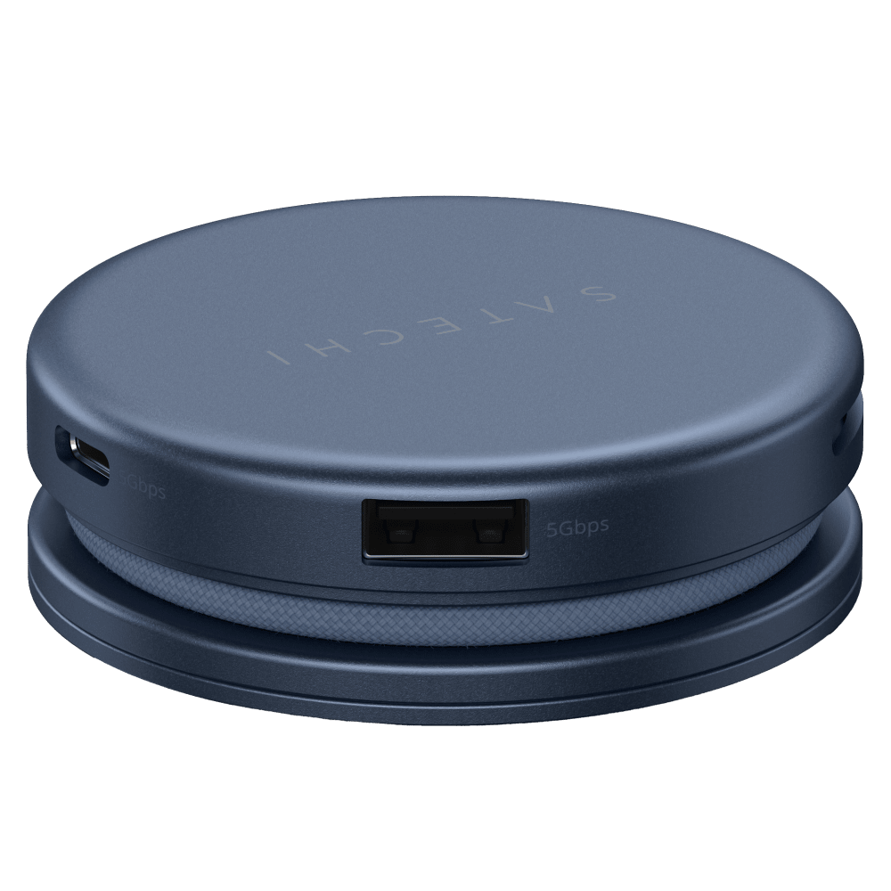 Wholesale cell phone accessory Satechi - OntheGo 5-in-1 Multiport Adapter - Indigo