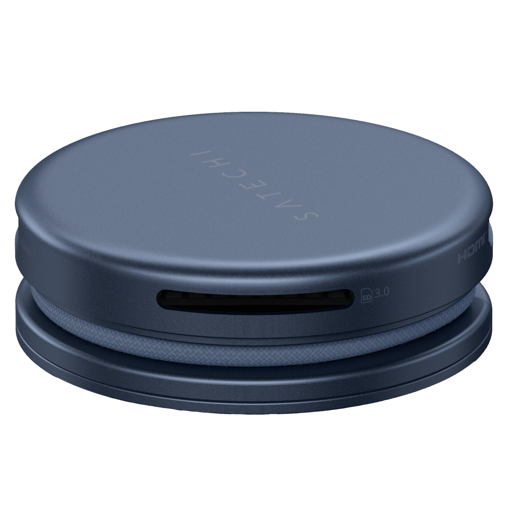 Wholesale cell phone accessory Satechi - OntheGo 5-in-1 Multiport Adapter - Indigo