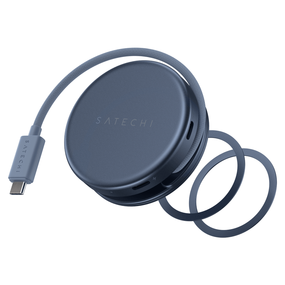 Wholesale cell phone accessory Satechi - OntheGo 5-in-1 Multiport Adapter - Indigo