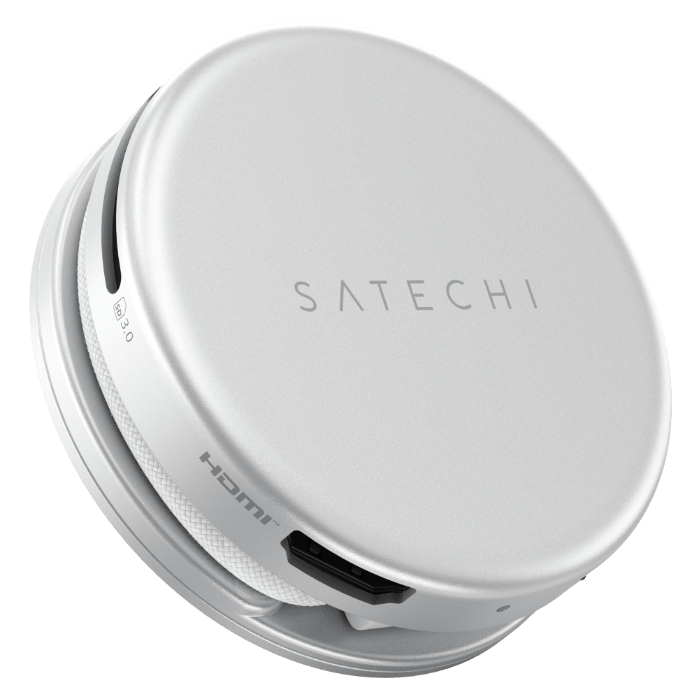 Wholesale cell phone accessory Satechi - OntheGo 5-in-1 Multiport Adapter - Silver